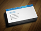 Navigation Bar Business Card Template