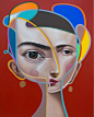 New Paintings Which Combine Cubist and Realist Elements by ‘Belin’ : Spanish artist Miguel Ángel Belinchón or "Belin" (previously) has long practiced photorealistic murals. It was in 2016 however, that his work began to mutate with the adoption 