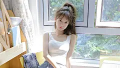 4k 小清新 阳光 居家 美女壁纸