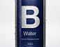 B water | Natural Mineral Water Packaging. : MockUp de botella para diseñadores gráficos.