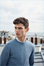 Arthur Gosse J.M. Weston Spring/Summer 2017 Campaign : Arthur Gosse dons smart basics as he stars in a new campaign. The popular French model fronts the spring-summer 2017 campaign of J.M. Weston. Showcasing a clean aesthetic, photographer Daniel Riera he