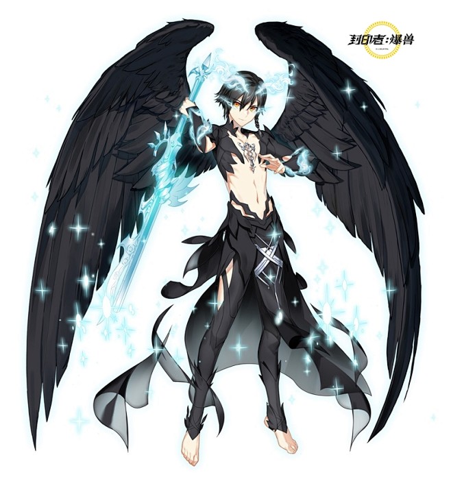 封印者恶魔二次元角色原画动漫人物