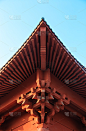 中国传统建筑细部近景