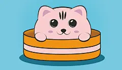 小猫, 漫画, 绘画猫, 卡通猫, 小猫高兴, 投标, 动漫, 动物的卡通