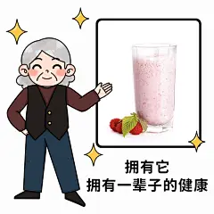 塑身减肥产品展示营销表情包
