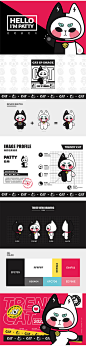 帕特PATTY—黑白貓 | 暖雀网-吉祥物设计/ip设计/卡通人物/卡通形象设计/卡通品牌设计平台