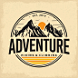 探险登山，户外露营logo标志矢量图素材