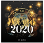 黑金2020新年圣诞节横幅Banner海报夜场派对封面跨年矢量设计素材-淘宝网