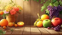 水果插画壁纸