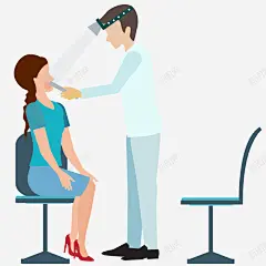 女士体检手绘插画矢量图 免抠png 设计图片 免费下载 页面网页 平面电商 创意素材