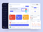 Dashboard concept design on storage management. Users can easily upload and manage their file on cloud with additional space. Drive - A comfortable way for user to have an access to all the files in just one platform. Users can upload their files and can 