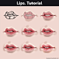 Lips. Tutorial by Anastasia-berry