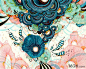 水彩抽象静物艺术插画——Yellena James - 涂鸦 - 1626.com 潮流 创意 态度 玩乐 | 中国潮流指标社区网站