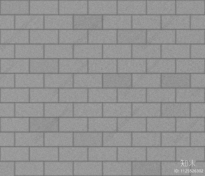 灰色透水砖墙贴图下载【ID:112552...