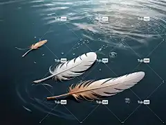 羽毛 自然 蓬松的 水 背景 笔记本电脑壁纸 高清壁纸