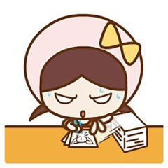 翔通动漫采集到帽帽妹——翔通动漫原创表情