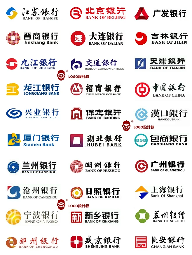 灵感采集银行机构/金融/钱币理财logo-花瓣网