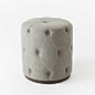 Tufted Round Ottoman #westelm