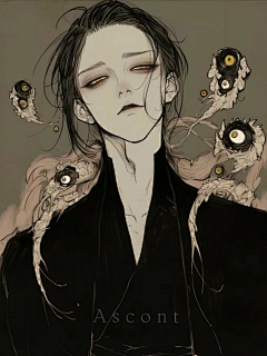 花墨尘采集到人物小说封面底图