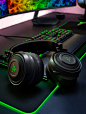 Razer/雷蛇影鲛Nari头戴式电竞电脑游戏THX无线耳机7.1耳麦cf吃鸡