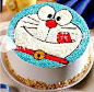北京实体店配送 巧克力生日蛋糕速递 机器猫蛋糕 卡通多啦A梦