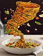 A great campaign for Latina by Leo Burnett Melbourne. Shot by Danny Eastwood from The Pool Collective, it was up to our CGI artists to create a pasta tornado entirely in 3D. Our team had to model the pasta, work on positioning, and add in the delicious fl