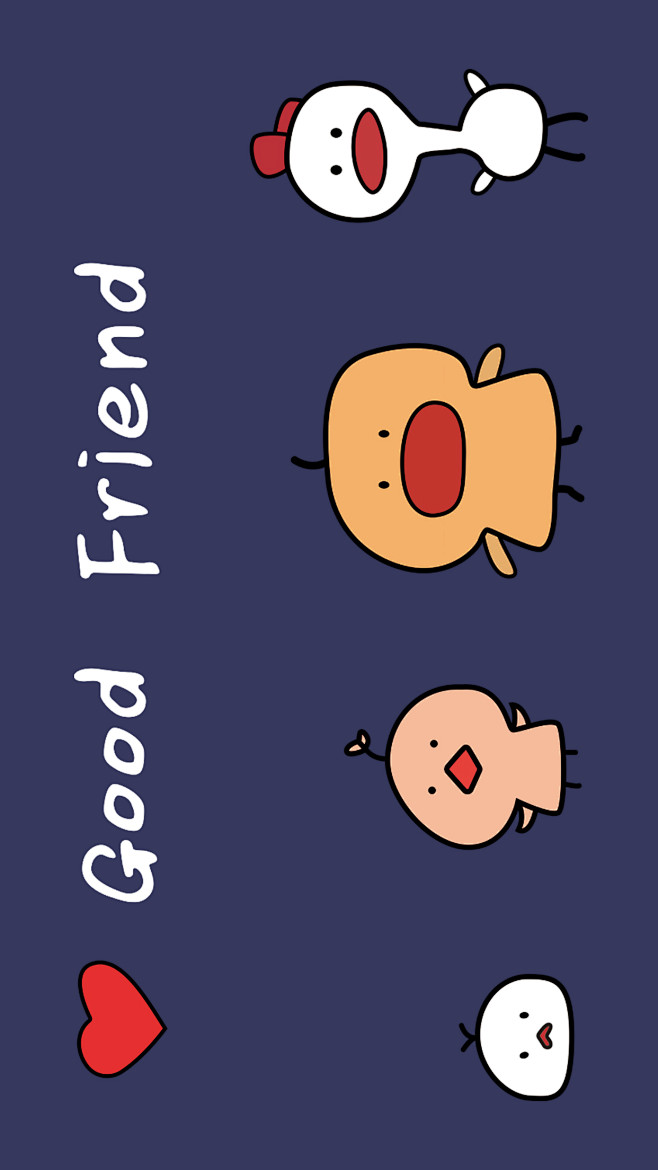 蓝底goodfriend