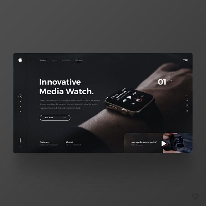 Web 网页海报 排版设计