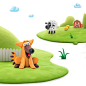 …When will this sheep stop running away from me? …When will he stop following me?