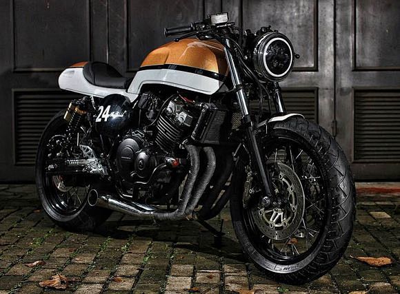 图片caferacer咖啡骑士复古机车400cc经济实惠适用于大部分的身形就