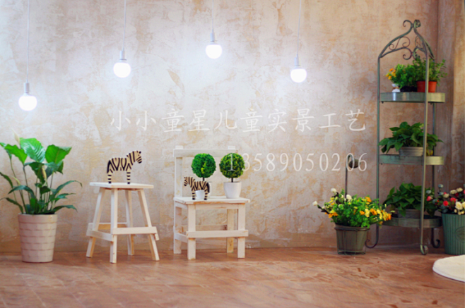韩式儿童影棚实景设计制作我们制作最实用的实景影棚影