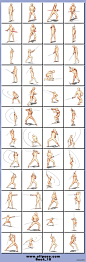 ALLPOSE一千多个人体肢体动作姿势画法大全 [23P] 2/3-美术插画