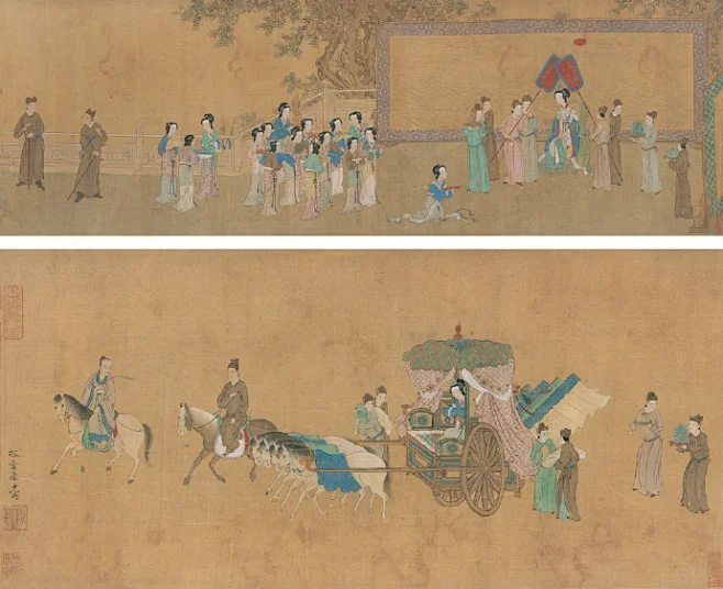 【国画】古画长卷----人物篇_完美_新浪博客-花瓣网