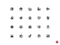 Klarna Iconography tab bar icons app bold line consistent icon designer iconography bank klarna brand design icon design icon set icons