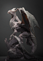 Bloodsucker Dragon, Florent Desailly : This sculpt started has a speedsculpt for creatuanary 2021 for the prompt bloodsucker dragon.
I liked it a lot so I decided to finish it.
So here it is ! I hope you like it !