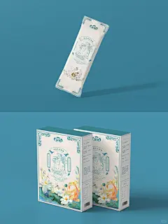 藕粉包装设计｜国潮风插画设计 - 小红书
