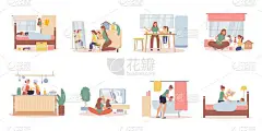 母女日常生活场景设置