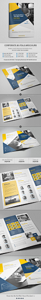 Bi-Fold Brochure Template - Brochures Print Templates