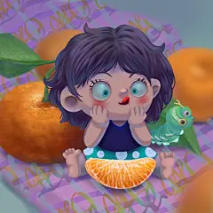 柑橘_冰月星__插画师作品_涂鸦王国gracg.com