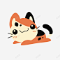 三花猫矢量图 彩绘 手绘 矢量图 萌 元素 免抠png 设计图片 免费下载 页面网页 平面电商 创意素材