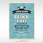Vector summer poster free for download Free Vector