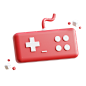 元宇宙 虚拟现实 比特币 nft 3D图标Gaming Controller