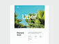 Uber intro dribbble