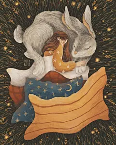 #设计癖传播好设计# 俄罗斯插画师 Mori Raito ​梦幻绮丽的插画作品，色彩温暖，笔触细腻～
夜已深，晚安 ​​​​