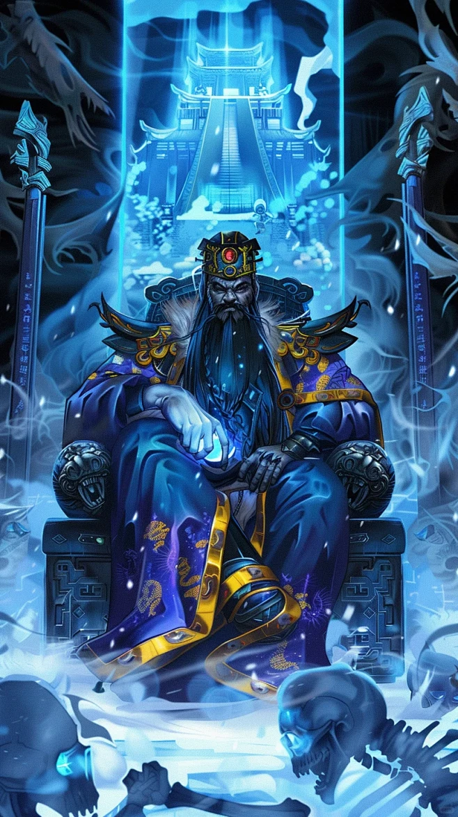 当阎王爷遇上 AI 绘画，霸气侧漏 - 小红书-花瓣网
