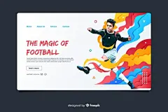 足球运动登陆页面的魔力