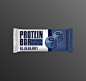 Blueberry Protein Bar Packaging Label Template