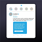 Realistic social media tweet mockup