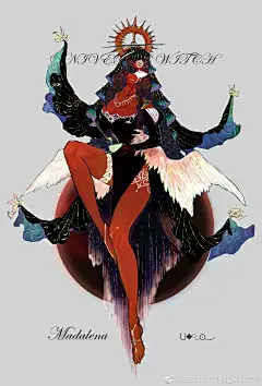 放点画过的魔女系列提... - @西原卵人的微博 - 微博