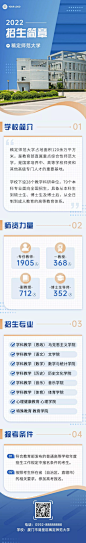 教育行业暑假招生简章文章长图